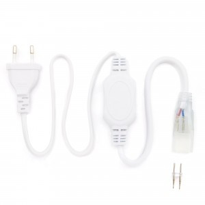 APEYRON шнур питания для односторон. св/д неона МИНИ 10-81/82/83/84/85 220V IP65 800мм бел. 03-55