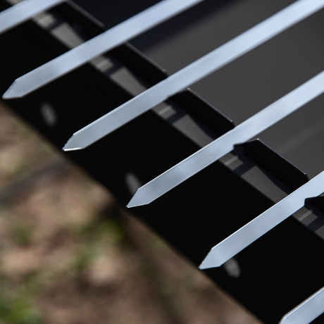 Набор шампуров 6шт тм GRILLBOOM, нерж.сталь, 60см, в чехле