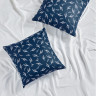 PROVANCE Нэви Наволочки 70х70см, 100% хлопок, бязь, 2шт, синий