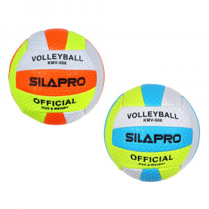 SILAPRO Мяч волейбольный 22см, 5 р-р, 2сл, ПВХ 2.5мм, 290г (+-10%)