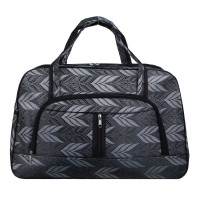 ЮL Сумка дорожная с длинным ремнем, полиэстер, 52х34х19см, серый, МП-5