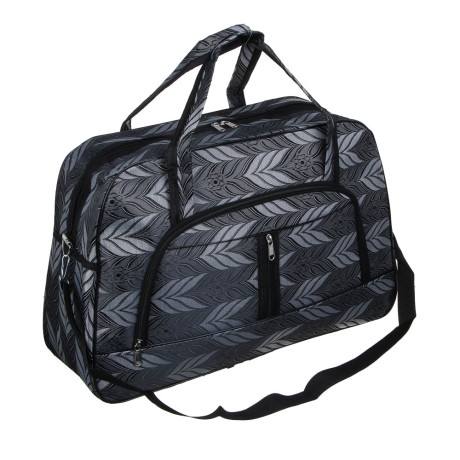 ЮL Сумка дорожная с длинным ремнем, полиэстер, 52х34х19см, серый, МП-5