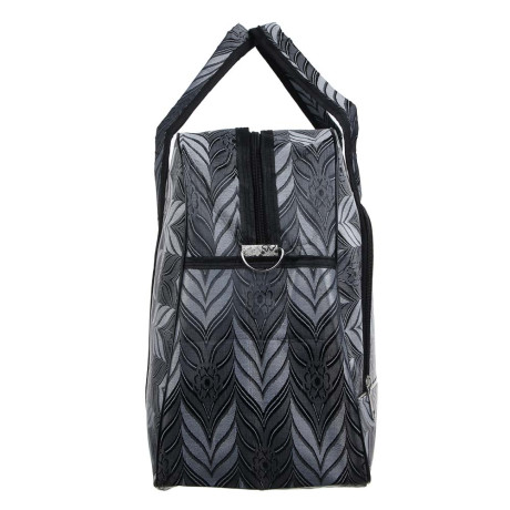 ЮL Сумка дорожная с длинным ремнем, полиэстер, 52х34х19см, серый, МП-5