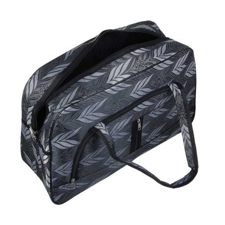 ЮL Сумка дорожная с длинным ремнем, полиэстер, 52х34х19см, серый, МП-5