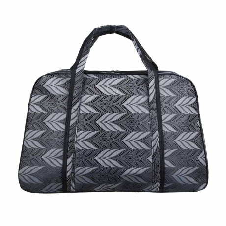 ЮL Сумка дорожная с длинным ремнем, полиэстер, 52х34х19см, серый, МП-5