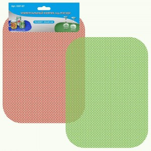 Коврик д/сушки посуды 30*40см, ПВХ, микс цветов (кратность 6шт!!!) FJ87-87 Мультидом