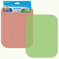 Коврик д/сушки посуды 30*40см, ПВХ, микс цветов (кратность 6шт!!!) FJ87-87 Мультидом