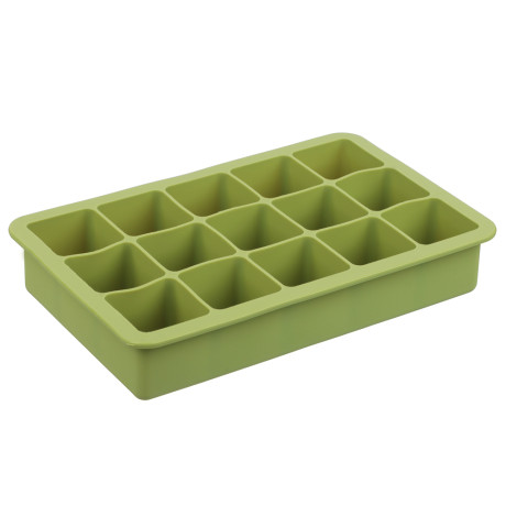 VETTA Форма для льда 15 ячеек 18,5х11,5х3,3см "Кубы", силикон, 3 цвета