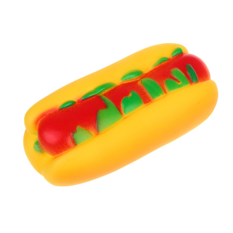 VETTA Игрушка для домашних животных, ПВХ, 12х6 см, хот-дог