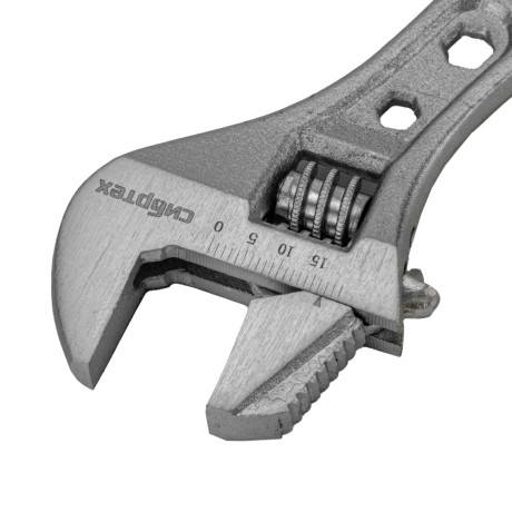 Ключ разводной, 150мм, переставная губка, 2-х комп. рукоятка Сибртех