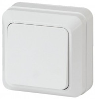 ЭРА Intro Quadro выкл. ОУ, 1 кл. 10А, 250В, белый, 2-101-01, 8528