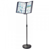 Демо-система MEGA Office FDS032W напольная 10 пан., черный