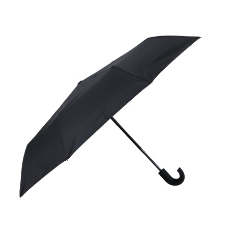 Зонт автомат, металл, пластик, эпонж, d96см, 8 спиц, черный