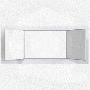 Доска магнитно-маркерная 100х300 2-створ. лак Россия 219374