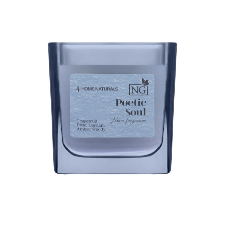NEW GALAXY Свеча ароматизированная Home Naturals, poetic soul, rosso nobile,leather noir,pear&freesi