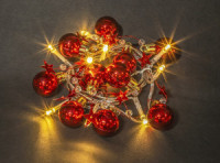 Гирлянда "Крас.Шарики и Звезды" 10LED 1,2м тепл.бел проз.пвх 2xR6не в/к NGF-D015-10WW-2AA Navigator