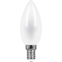 Feron филамент свеча C35 E14 9W(800lm) 2700K 2K  матовая 100x35мм LB-73 25955