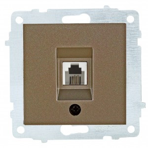 OVIVO мех. роз. СУ 1 мест. тел. 1 мест. мокка (ко всем рамкам) 600-000319-221