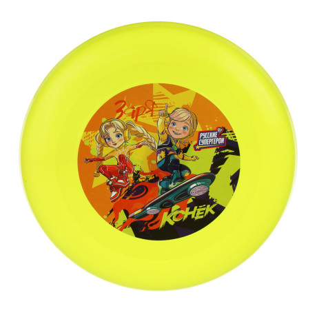 BY Летающая тарелка "Русские Супергерои", 19-20см, пластик, 2 цвета