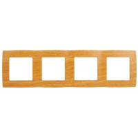 ЭРА 12 рамка СУ 4 мест. ольха, 12-5004-07 2374