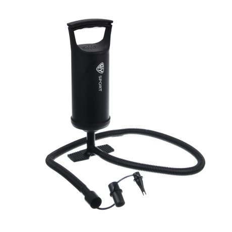 Насос ручной, тм BY SPORT, объем 0,85л, 30см, 3 насадки в комплекте, РР