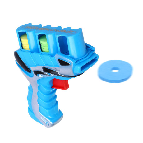 ИГРОЛЕНД Пистолет "Дискострел", стреляет мягкими дисками, РР, 18,5х4х20,5 см, 2 цвета