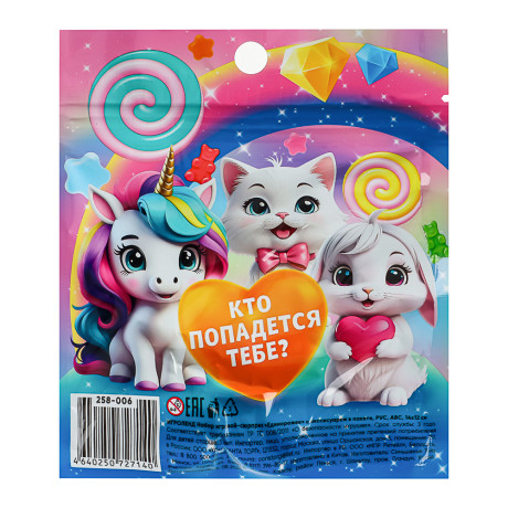 ИГРОЛЕНД Игрушка-сюрприз "Единорожек" с акс. в пакете, PVC, ABC, 14x12см