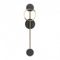 ODEON LIGHT 4321/16WL MIDCENT ODL22 215 металл/черн с бронзой Бра IP20 LED 16W 555lm 3000K DENZEL