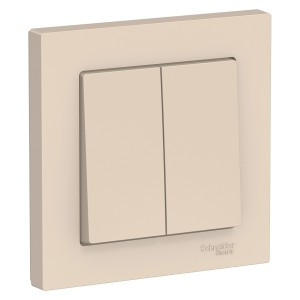 Systeme Electric AtlasDesign выкл. СУ 2 кл. беж. (пл.осн.) ATN000252 (15!)