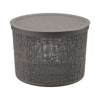 Коробка БЯЗЬ с крышкой D22 4,5л Французский Серый М2329