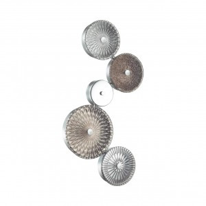 ODEON LIGHT 5416/26WL L-VISION ODL_EX23 53 хром/разноцветный стекло Бра LED 26W 4000K CARAMELLA