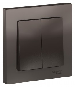 Systeme Electric AtlasDesign выкл. СУ 2 кл. мокко (пл.осн.) ATN000652 (10!)