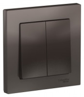 Systeme Electric AtlasDesign выкл. СУ 2 кл. мокко (пл.осн.) ATN000652 (10!)