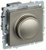IEK BRITE мех. диммер СУ 1 мест. (600Вт) СС10-1-0-БрШ пластик шампань BR-D20-0600-K37