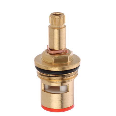 Кран-букса для смесителя 1/2", 20шл., шток 8х6мм, 180°, металлокерамика