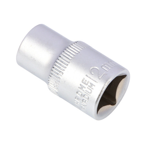 ЕРМАК Головка торцевая, 6 граней, 12 мм, 1/2", хром-ванадий