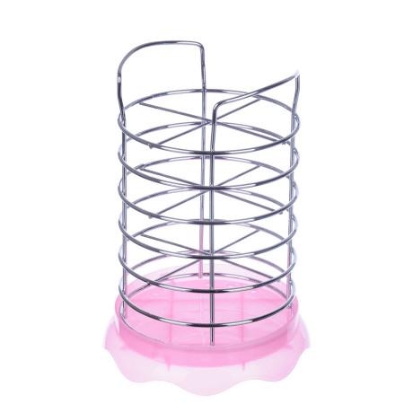 VETTA Сушилка для столовых приборов с поддоном , металл, пластик, d13х11см, 3 цвета, АЕ-419