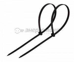 REXANT хомут нейлоновый  400x7.6 мм 100 шт черный, (10!) 07-0401-8