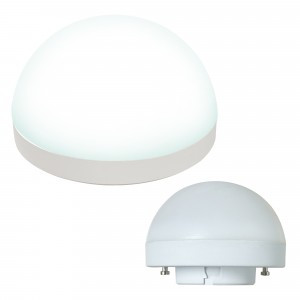 Uniel лампа GX53 св/д 10W(850lm) 4000K 4K 73,5x52 матовая LED-GX53-10W/4000K/GX53/FR/SPHERE PLZ02WH