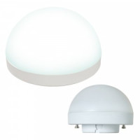 Uniel лампа GX53 св/д 10W(850lm) 4000K 4K 73,5x52 матовая LED-GX53-10W/4000K/GX53/FR/SPHERE PLZ02WH