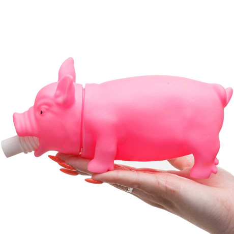 Игрушка для животных "Свинка" 19 см NA2639 МИКС (120)