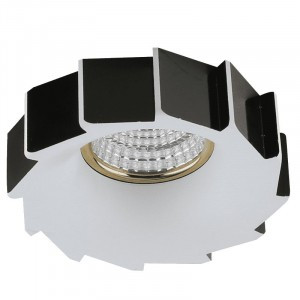 SWG/Design LED NC1913-BK+W св-к встр. рамка черный+ белый MR16 (HILL2-BW) InLondon