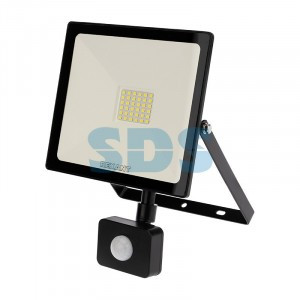 REXANT прожектор св/д с датчиком движения 50W IP44 4000lm 6500K 6K черн. 170x48x230 605-009