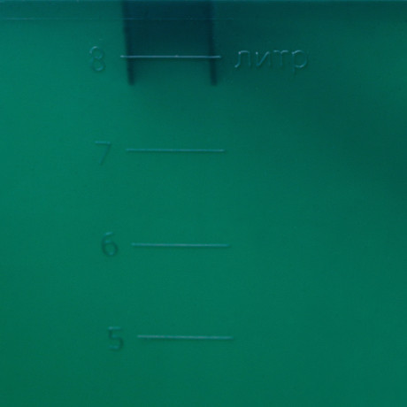 Ведро малярное прямоугольное, 8 л, вторичный полипропилен, Сибртех