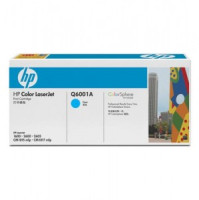 Картридж лазерный HP (Q6001A) ColorLaserJet CM1015/2600 и другие, голуб., ориг., ресурс 2000 стр.