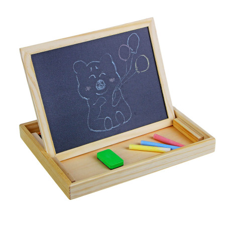 ХОББИХИТ Набор развивающий с магнитами, дерево, магнит, картон, мел, 31x23,5x3см, 2 дизайна