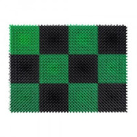 Коврик придверный Травка 42*56см, h ворса=1см, черно-зеленый, полиэтилен 23001 Vortex