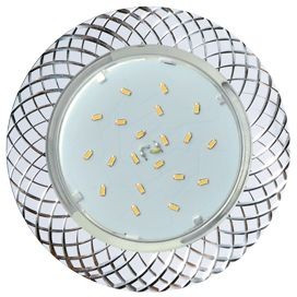 Ecola GX53 H4 DL5381 св-к Сетка Белый/Алюм. 20x110 FW5381ECB (10!)