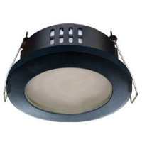 Ecola GX53-H9 св-к  IP65 Черный матовый 98х55 FM5365ECB (10!)