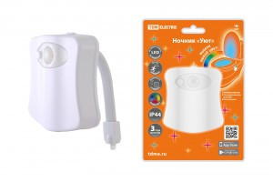 TDM Ночник "Уют" 0,5 Вт, RGB, дат. движ., 3хААА, SQ0357-0124